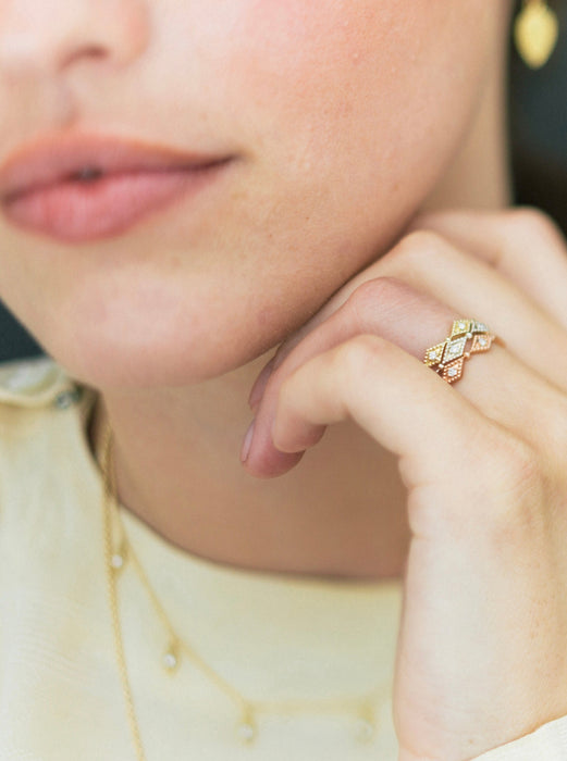 GONDAL RING | Silver & Diamonds