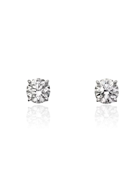 2ct DIAMOND STUD EARRINGS