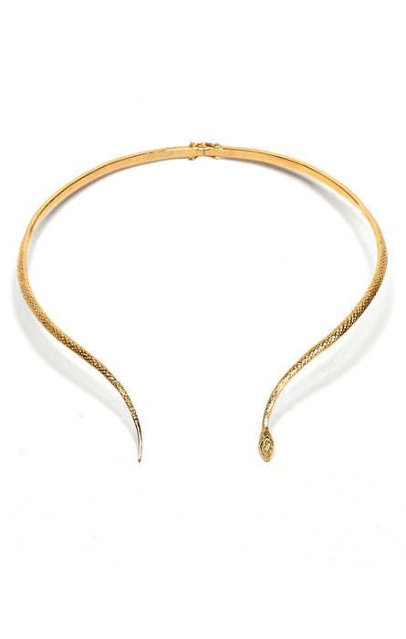 SNAKE NECKLACE | Gold