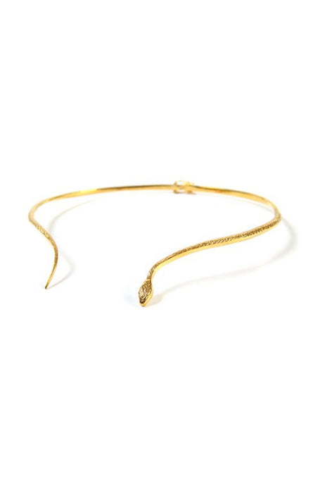 SNAKE NECKLACE | Gold