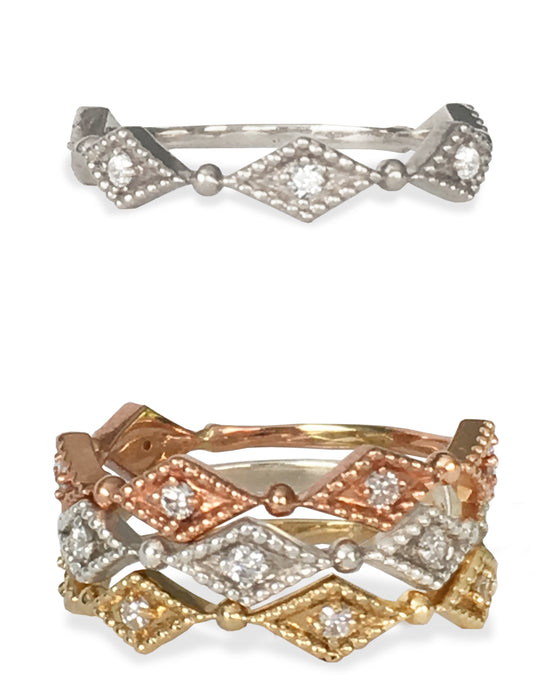 GONDAL RING | Silver & Diamonds