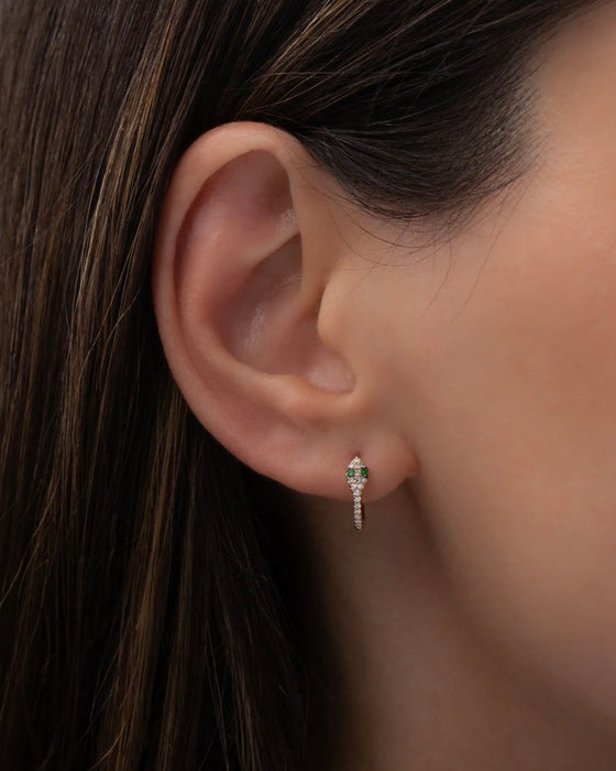 Snake Huggie Earrings 14k yellow