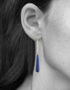 AMBROSIA EARRINGS | 14K Yellow Gold with Lapis Lazuli - Eddera