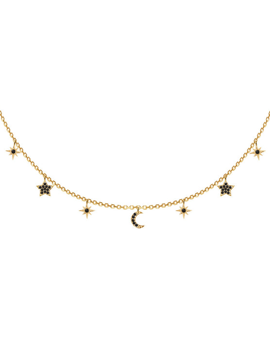 Constellation Necklace Black Onyx